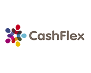 Logo CashFlex. Klanten